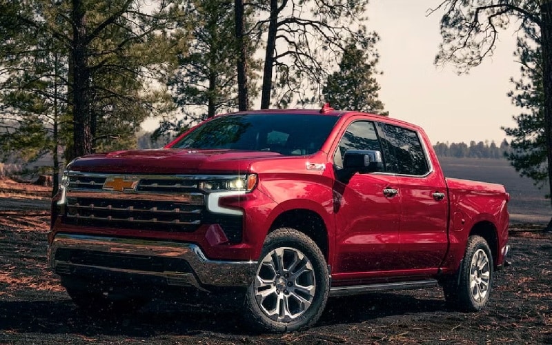 2025 Red Chevrolet Silverado 1500