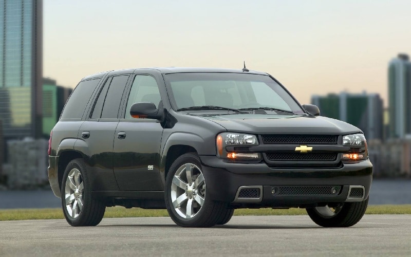 Old Black Chevrolet Trailblazer